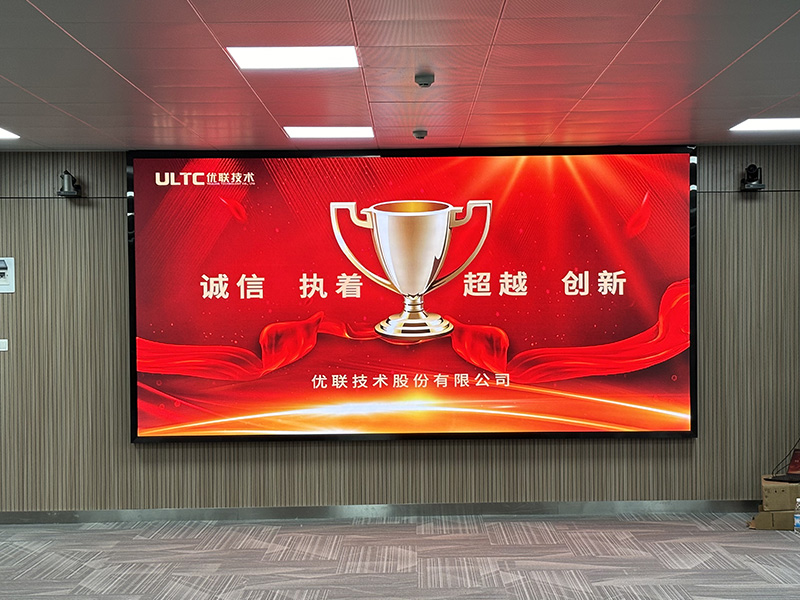 滨江小学LED显示屏项目已经完成